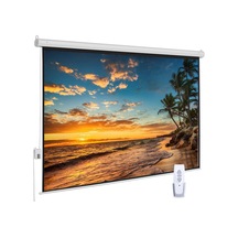 Dualtech 300x225 150" Motorlu Kumandalı Projeksiyon Perdesi 4k Ultra Hd Sinema Perdesi