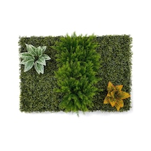 Dikey Bahçe Duvar Paneli 120x80cm Model7 Yeşil