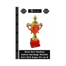Özel Seri Hediye Kahve Bardağı Mutfak H11-023 Kupa 25 Cm B