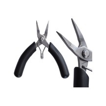 Sones 4 İnç Paslanmaz Çelik Avuç İçi Mini Elektronik Pense İğne Burunlu Düz Pense