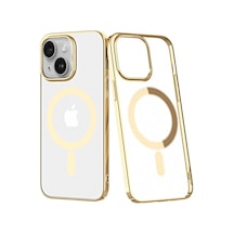 Apple İphone 14 Plus Kılıf Element Magneticsafe Sert Kapak - Gold 0.2M-Çok Renkli