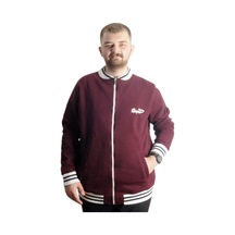 Mode Xl Büyük Beden Erkek Kolej Mont Süper 22614 Mürdüm Mürdüm