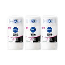 Kadın Stick Deodorant Black&white Invisible Clear 50ml, 72 Saat Anti-perspirant Koruma, X3 Adet