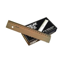 Yıldızlar 090 Standart Tahta Cetvel 20 CM Ahşap