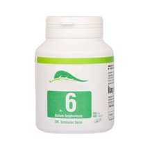 Schüssler Tuzları Nr.6 Kaliumsulfuricum 400 Tablet