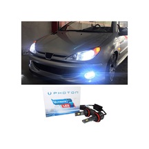 Peugeot 206 Led Xenon Uzun Far Ampulü H7 Ultimate 9500 Lumens Yeni Seri Beyaz 2003+