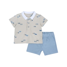 Chicco Takım / T-shirt+pantalon 09073864000000 000060 Lıght Natural Çok Renkli