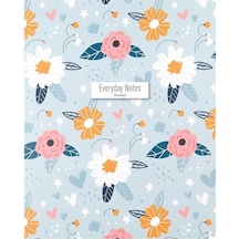 17x25 Cm Kareli 80 Yaprak Karton Kapak Defter 70 Gr Beyaz Sayfalı Everyday Notes Çok Renkli