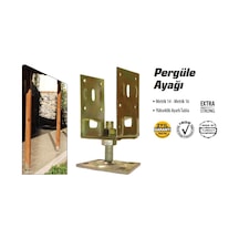 Pergüle Ayağı M16 (Vida Ayarlı) - Ücretsiz Kargo