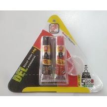 Del Glue Ikiz Metal Iran Yapıştırıcı 10'Lu Paket Çelik Demir Fa