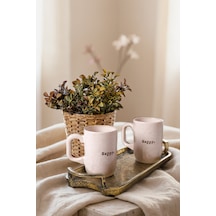 Keramika Happy Formart Kupa 11 Cm 2 Adet 22342 Krem