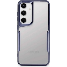 Newface - 454 - Samsung Galaxy S24 Kılıf Boyi Silikon Kapak - Edntrend - - Lacivert