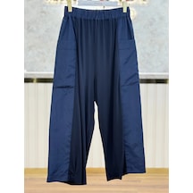 Sentez Sz-5608-l Lacivert Renk Naura Konbinli Pantolon 2