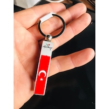 Türk Bayraklı Açacaklı Metal Anahtarlık Şık Ve Kullanışlı Tasarım