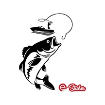 Balıkçı Fisherman Oto Sticker Araba Cam Sticker