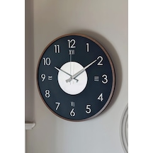 Modern Ahşap Duvar Saati Sağlam Çok Şık Ve Birarada..no:49 Çok Rekli