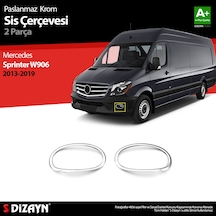 S-dizayn  Sprinter W906 Krom Sis Çerçevesi 2 Prç. 2013-2018
