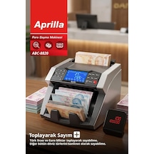 Aprilla Abc-8820 Para Sayma Makinesi / 1000 Adet/dk &amp Oyuncak Banknot Tespit &amp Müşteri Ekranı
