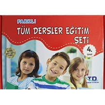 4. Sınıf Farklı Tüm Dersler Eğitim Seti 4 Kitap Takım / Tandem Yayınları / 9786052285572