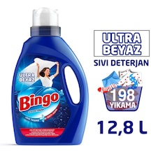 Bingo Ultra Beyaz Sıvı Çamaşır Deterjanı 33 Yıkama 6 x 2145 ML