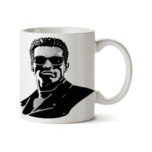 Terminator İki Tarafı Baskılı Kupa Bardak Çok Renkli