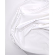 Beyaz Kalın Tok Poplin Benzeri Pamuklu Dokuma Kumaş Gömleklik & Elbiselik 150x300cm-12859