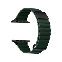 Watch 7 41mm Uyumlu Krd-78 Pu Deri Kordon Strap Kayış Clo- Turuncu