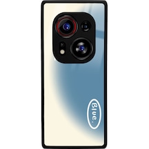 Tecno Phantom X2 Pro Uyumlunice Blue Tasarımlı Glossy Telefon Kılıfı Çok Renkli