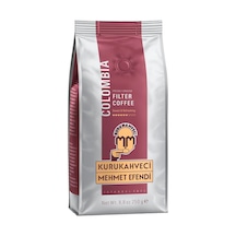 Kurukahveci Mehmet Efendi Colombian Filtre Kahve 250g Yüksek Asiditeli, Zengin 3'li Ekonomik Tarı Colombia
