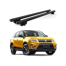Kanca Suzuki Vitara 2015 Ve Sonrası Uyumlu Siyah Kilitli Ara Atkı 120cm Port Bagaj Tavan Barı