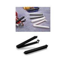 12 Adet Pratik Poşet Kapatıcı Klips Kp-143 Plastik 10 X 15 Beyaz Tr Diğer