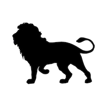 Aslan Kral Sticker Etiket 17Cm