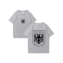 Flood Of Style Akbabalar Kanye'nin Batı Albümü Baskı T Shirt Erkek Kadın Vintage Hip Hop Streetwear Boy Kısa Gri