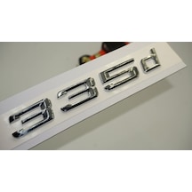 Bmw 335D Bagaj Krom Metal 3M 3D Yazı Logo (528112324)