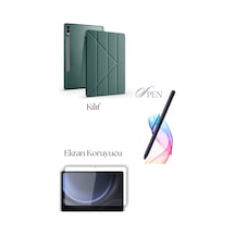 Galaxy Tab S9 Plus / S9 Fe Plus İle Uyumlu Tablet Kılıfı S Pen Tablet Kalemi Ekran Koruyucu Set Tablet Kılıfı