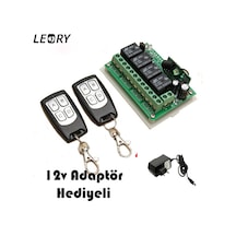 12V Adaptör 4 Kanal 12V Rf Kumanda Devresi Aç Kapa Kontrol Kartı