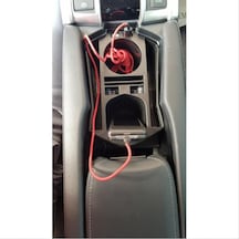 Honda Cıvıc Fc5 2016-2020 Usb Portlu Orta Konsol Kutusu Sıyah (540956804)