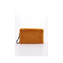 Dgn 4106 Kadin Kürklü Çanta 4106-2337-R2616 Sarı