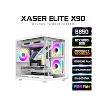 Xaser Elite X90 R7-7800X3D 16 GB 1 TB SSD 8 GB RTX5060 Masaüstü Oyuncu Bilgisayarı