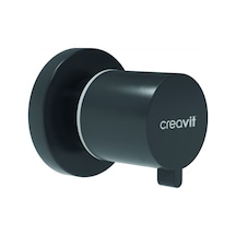 Creavit Ara Kesme Valfi 1/2-1/2" Antrasit Mat Ms.ac50l.anm