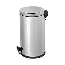 Krom Pedallı Paslanmaz Çelik 16 Litre Çöp Kovası İçi Çıkabilen 2. Kovalıdır Çok Renkli