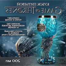 Novahub Game Of Thrones Ejderha Kadehi 200ml Mavi Şarap Bardağı Mavi