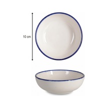 24'lü Valencia Kase 10cm Rim Lacivert Rinart Krem