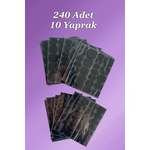 240 Adet Uv Işıkla Yapışan Çift Tafraflı Tırnak Yapıştırıcı Bant Cilde Zarar Vermez M/l
