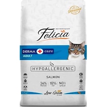 Felicia HypoAllergenic Somonlu  Az Tahıllı Yetişkin Kedi Maması 2 KG