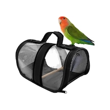 Markapet Tünekli Kuş Taşıma Çantası 20-30 Cm Siyah