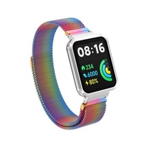 Kilifone - Xiaomi Uyumlu Redmi Watch 2 Lite - Kordon Metal Kordon Krd-58
