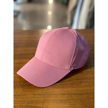 Hamze Basic Model Düz Pembe Renk Cap Şapka