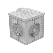 30x30 Rögar Kutusu + Izgaralı Kapak