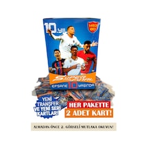 Süper Final Futbolcu Kartları 100 Adet 200 Kart 2022 Futbol Oyun Kartları